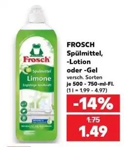 Kaufland Frosch Spülmittel Limone Angebot