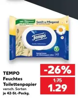 Kaufland TEMPO Feuchtes Toilettenpapier Angebot