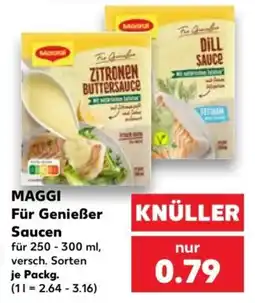 Kaufland MAGGI Für Genießer Saucen Angebot