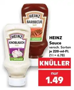 Kaufland HEINZ Sauce Angebot