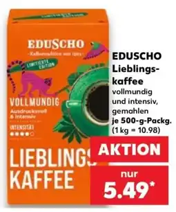 Kaufland EDUSCHO Lieblingskaffee Angebot