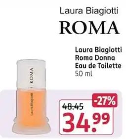 Rossmann Laura Biagiotti Roma Donna Eau de Toilette Angebot