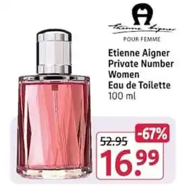 Rossmann Etienne Aigner Private Number Women Eau de Toilette Angebot