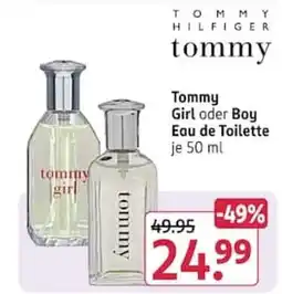 Rossmann Tommy Girl oder Boy Eau de Toilette Angebot