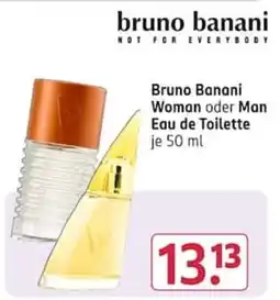 Rossmann Bruno Banani Woman oder Man Eau de Toilette Angebot