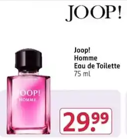 Rossmann Joop! Homme Eau de Toilette Angebot