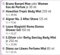 Rossmann Bruno Banani Man oder Woman Eau de Parfum Angebot