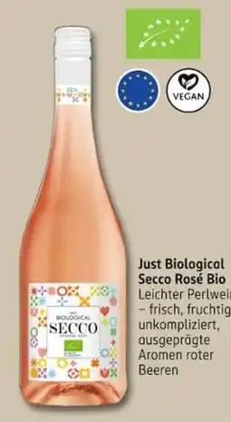 Rossmann Just Biological Secco Rosé Bio Angebot