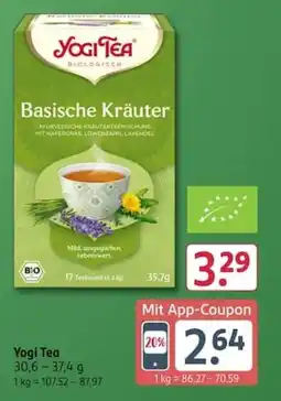 Rossmann Yogi Tea Basische Kräuter Angebot