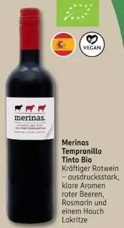 Rossmann Merinas Tempranillo Tinto Bio Angebot