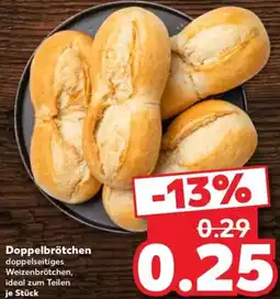 Kaufland Doppelbrötchen doppelseitiges Weizenbrötchen Angebot