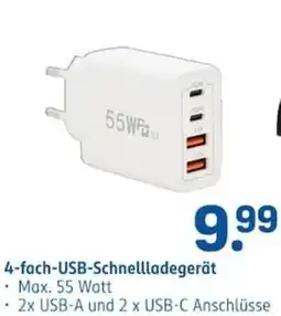 Rossmann 4-fach-USB-Schnellladegerät Angebot