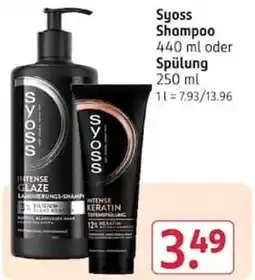 Rossmann Syoss Shampoo Angebot