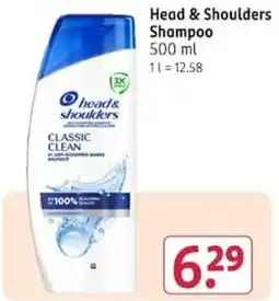 Rossmann Head & Shoulders Shampoo Classic Clean Angebot