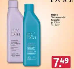 Rossmann Neboa Shampoo oder Spülung Angebot