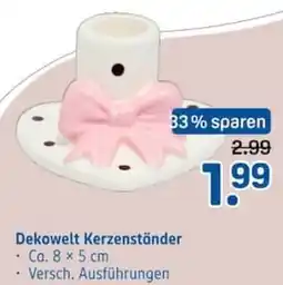 Rossmann Dekowelt Kerzenständer Angebot