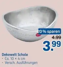 Rossmann Dekowelt Schale Angebot