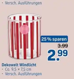Rossmann Dekowelt Windlicht Angebot