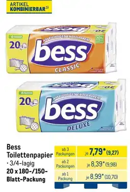 METRO Bess Toilettenpapier Angebot