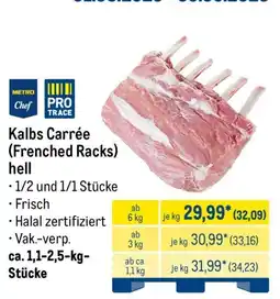 METRO Kalbs Carrée (Frenched Racks) hell Angebot