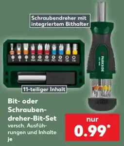 Kaufland Schraubendreher mit integriertem Bithalter Angebot
