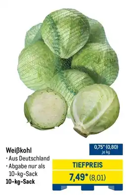 METRO Weißkohl Angebot