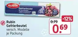Rossmann Rubin Gefrierbeutel Angebot