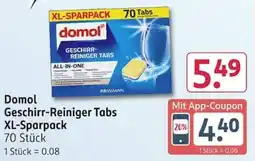Rossmann Domol Geschirr-Reiniger Tabs Angebot