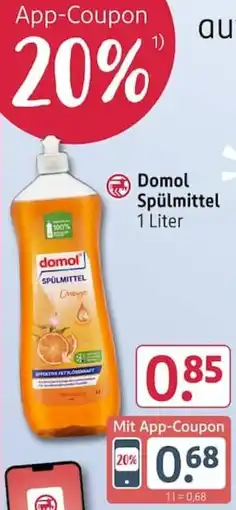 Rossmann Domol Spülmittel Angebot