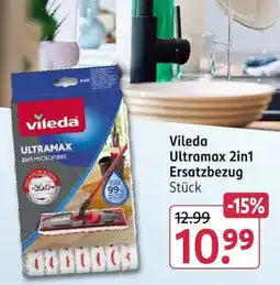 Rossmann Vileda Ultramax 2in1 Ersatzbezug Angebot