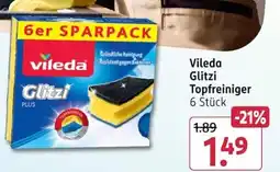 Rossmann Vileda Glitzi Topfreiniger Angebot