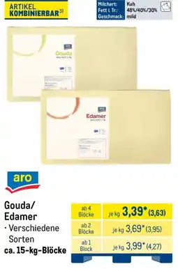 METRO Gouda/Edamer Angebot