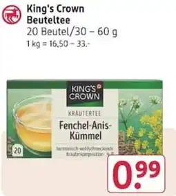 Rossmann King's Crown Fenchel-Anis-Kümmel Angebot
