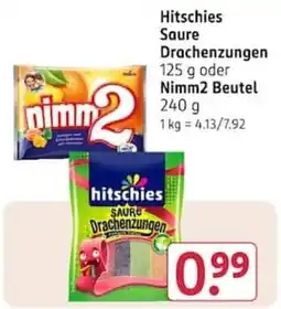 Rossmann Hitschies Saure Drachenzungen Angebot