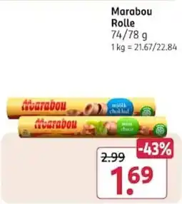 Rossmann Marabou Rolle Angebot