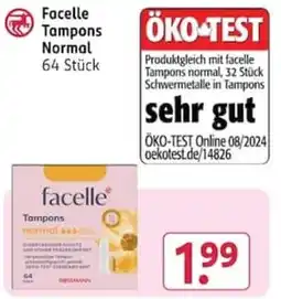 Rossmann Facelle Tampons Normal Angebot