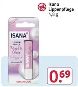 Rossmann Isana Lippenpflege Pearl & Gloss Angebot