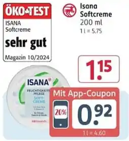 Rossmann Isana Softcreme Angebot