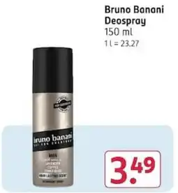 Rossmann Bruno Banani Deospray Angebot