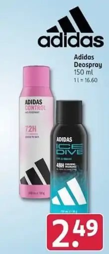 Rossmann Adidas Deospray Angebot
