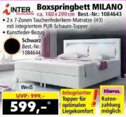Norma Boxspringbett MILANO Angebot