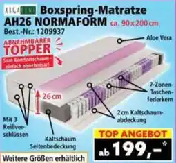 Norma ATLANTUM Boxspring-Matratze AH26 NORMAFORM Angebot