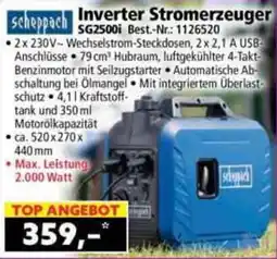 Norma Inverter Stromerzeuger SG2500i Angebot