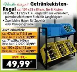 Norma Getränkekisten-Regal Angebot