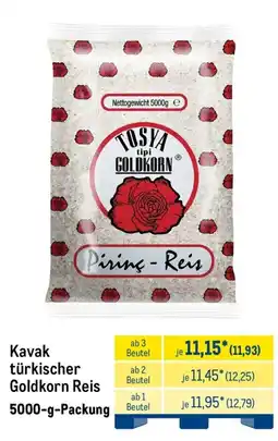 METRO Kavak türkischer Goldkorn Reis Angebot