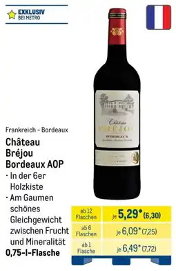 METRO Château Bréjou Bordeaux AOP Angebot