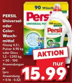 Kaufland Persil Universal- oder Color-Waschmittel Angebot