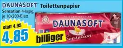Norma DAUNASOFT Toilettenpapier Sensation 4-lagig Angebot