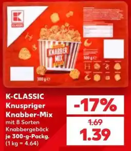 Kaufland K-CLASSIC Knuspriger Knabber-Mix Angebot