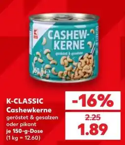 Kaufland K-CLASSIC Cashewkerne Angebot